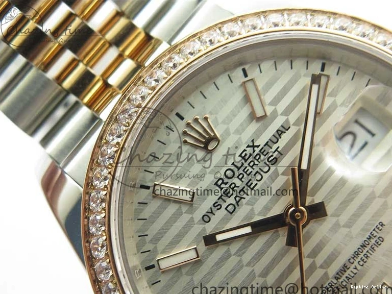 1227 Sustainable DateJust 36 SS RG 126281 BP Maker 1:1 Best Edition Silver Dial on Oyster Bracelet 2502